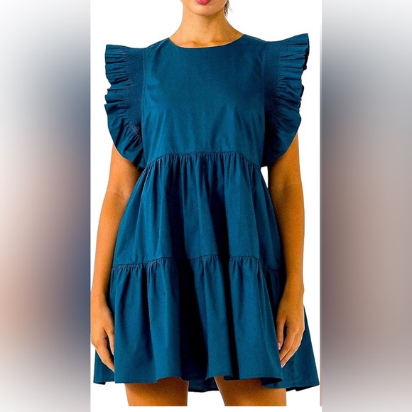 English Factory Dresses & Skirts - English Factory Ruffled Dress